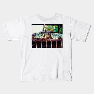 Antique Train Engine Kids T-Shirt